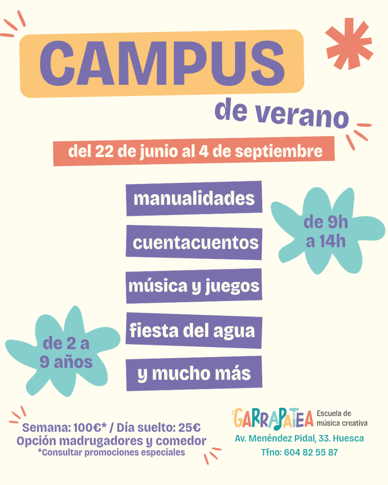 Campus de verano Garrapatea